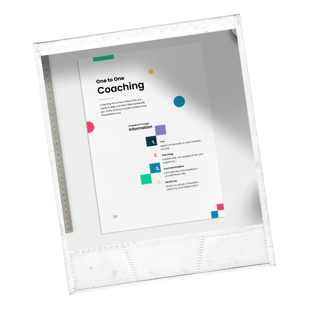 Image of one-to-one coaching booklet